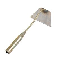 Wrought iron hoe Household gardening hardware tools agricultural tools flat iron hoe yellow handle hoe manufacturer direct sales