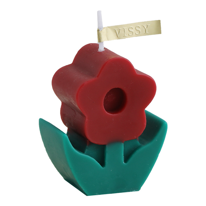 Flower scented candles Creative home decoration flower candles Scented candles electronic candles candles Application Scenario