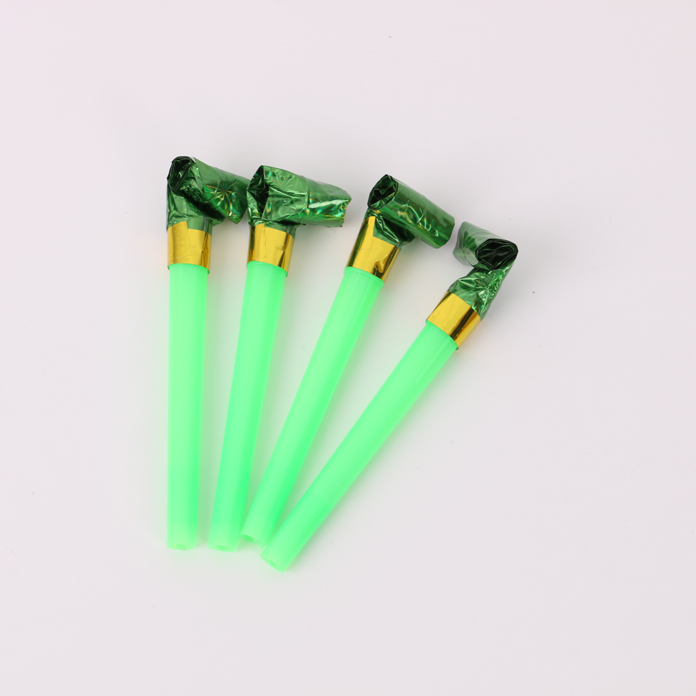 Children's toy, blowing dragon, birthday party props, little blowing dragon whistle, plastic horn blowing, rolling gold paper blowing dragon Item Picture