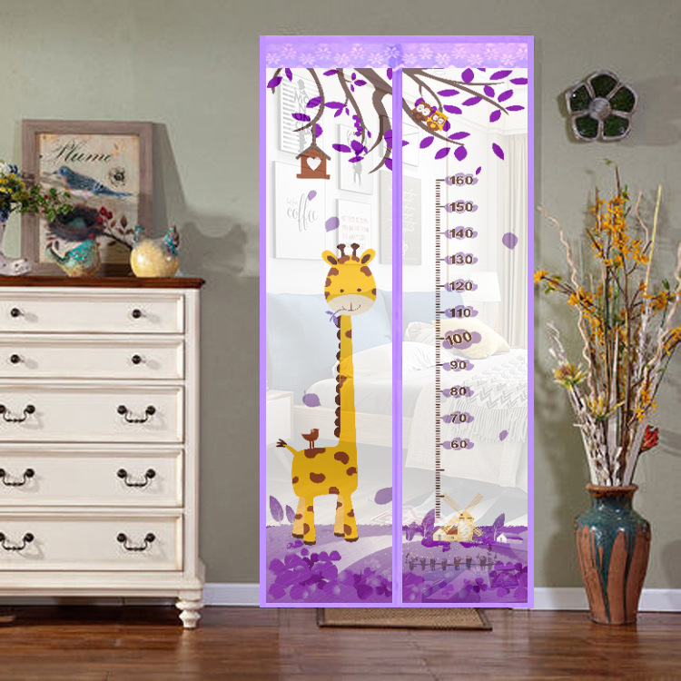 Summer mosquito curtain giraffe height multifunctional screen door encryption magnetic screen door wholesale