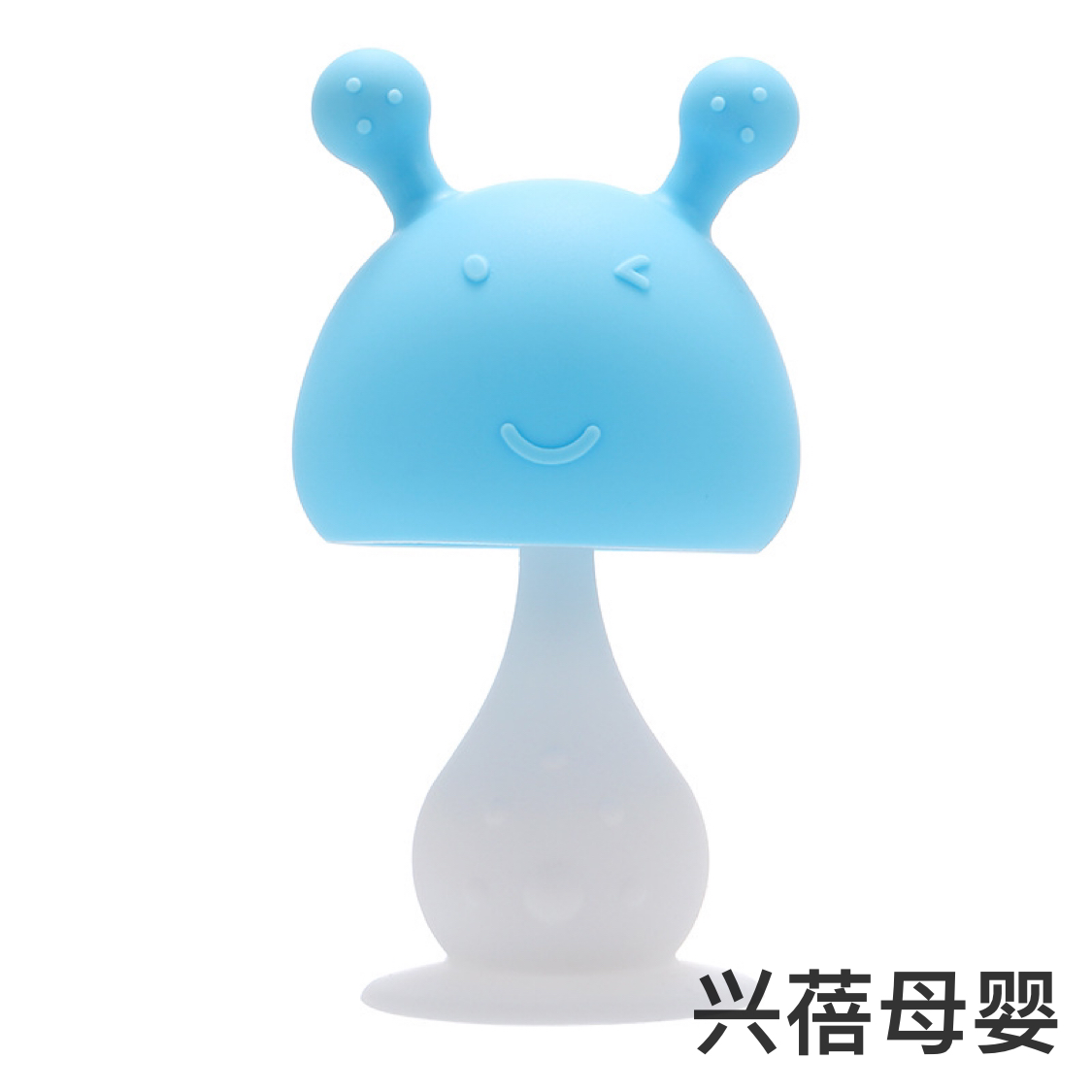 Baby bell teething stick, baby with bell, little mushroom head teething toy, anti-sucking rabbit bite tape, music Item Picture