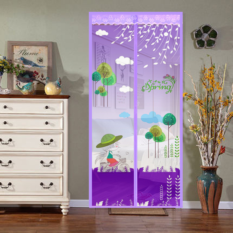 Fresh Korean version: new summer mosquito curtain mosquito screen door curtain magnetic screen can be customized wholesale