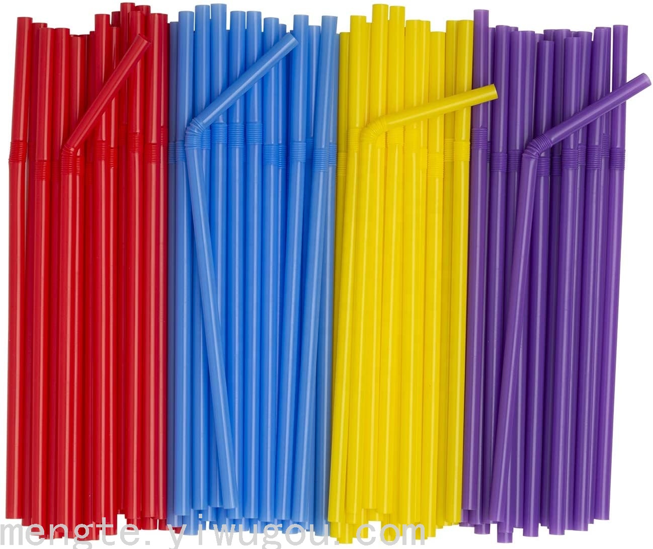 5Mm*21Cm200pcs Fluorescent Bendable Straw Out Of The Middle East Saudi Arabia Straw Cheap Plastic Color Straw