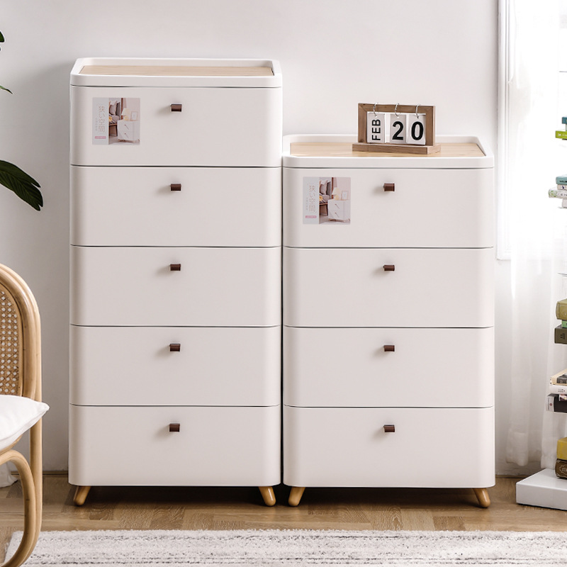 X102-7041 Drawer type storage Household storage bathroom storage multi-layer floor arrangement Japanese nightstand