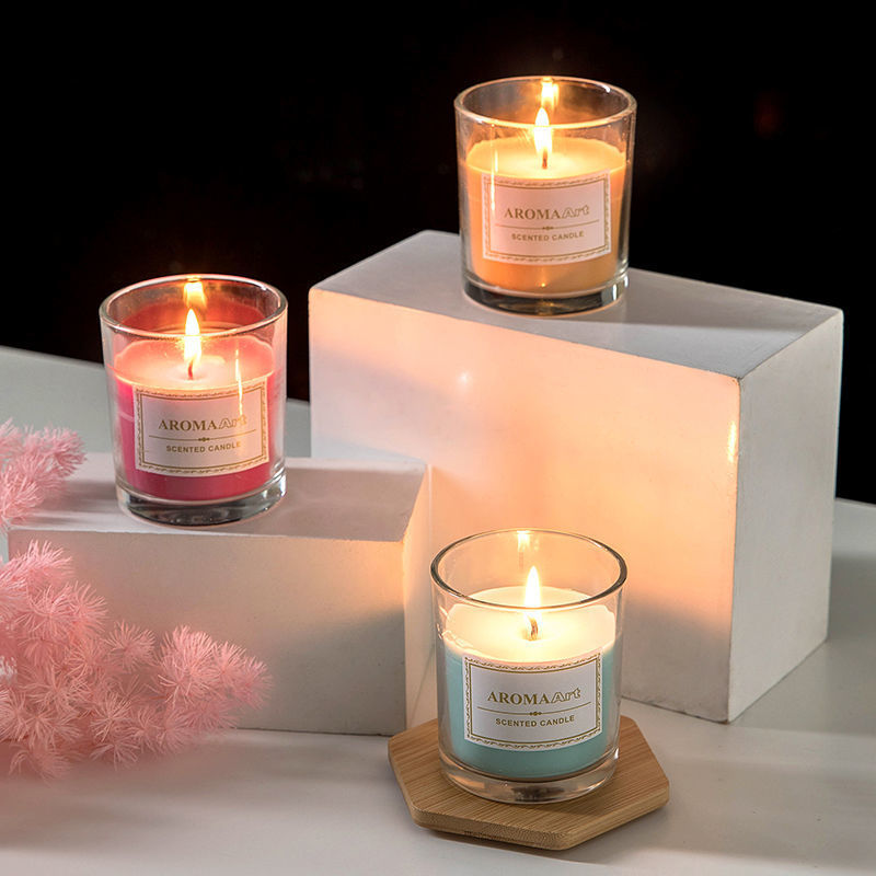 Large cup candlelight dinner candlestick with scented candles