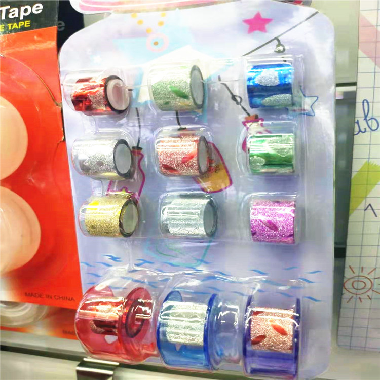Mini children's stationery tape, creative color planner, festival small decorative tape, festival birthday entertainment tape Specification image