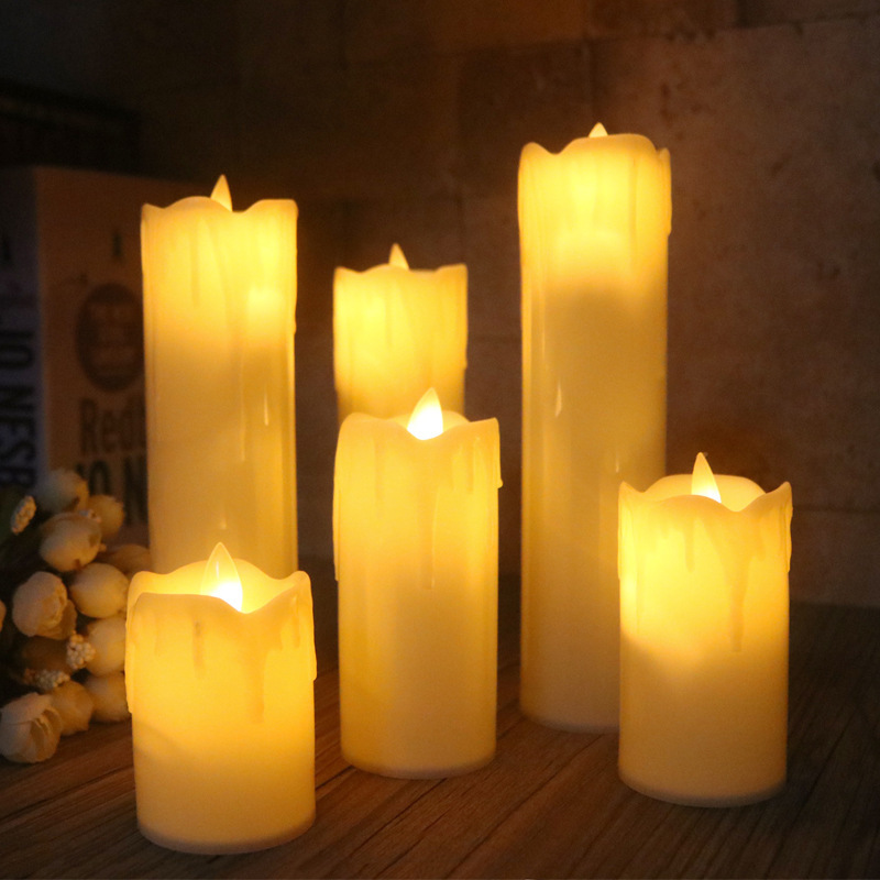LED electronic candle wave mouth sway candle wedding supplies layout