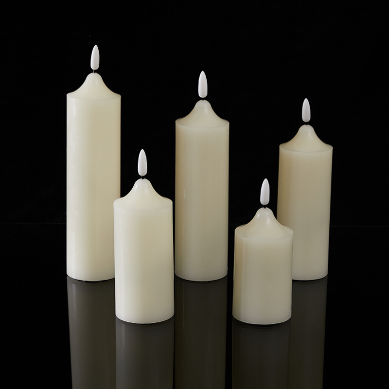 Bullet-shaped paraffin five-piece set LED electronic candle simulation candle Application Scenario