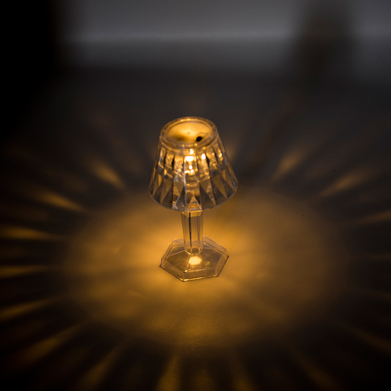 LED electronic night light, diamond crystal table lamp, bedside Specification image