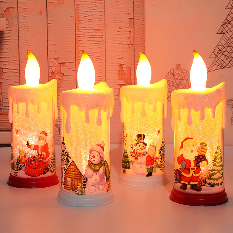 Christmas decorative candle lights details Picture
