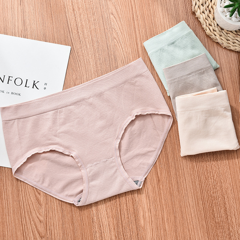 Silver box Graphene 1.0 underwear honeycomb moisture-wicking bottom frame women's underwear breathable triangular waistband 4-piece box set bestseller Specification image