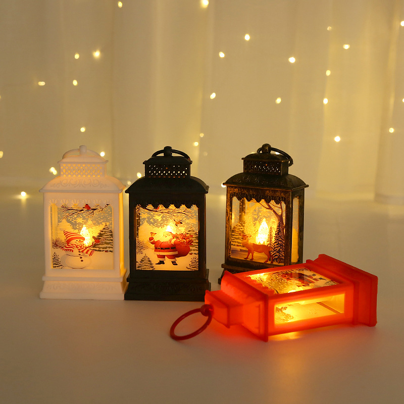 New Christmas wind lantern decorations: Santa Claus, Reindeer and snowman Specification image