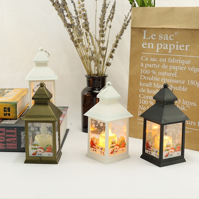 Wholesale of Christmas small wind lamps, candlestick lamps, ornaments and decoration props Specification image