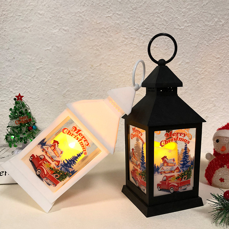 Wholesale of new Christmas wind lantern ornaments and small wind lantern pendants for Christmas arches details Picture
