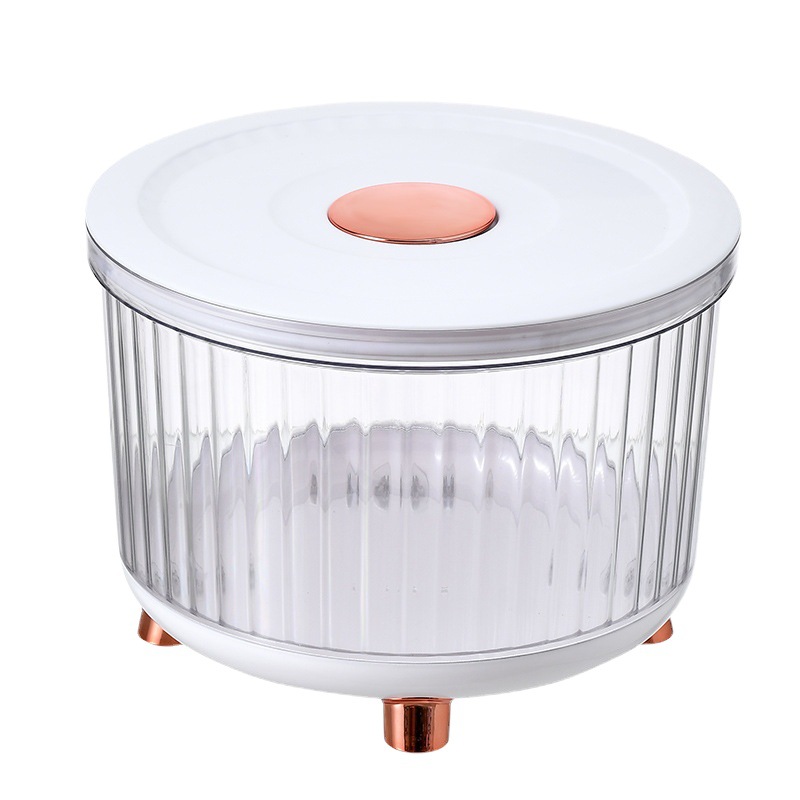 New X127-8289 rice bucket press-sealed jar, insect-proof and moisture-proof, kitchen household dog and cat food storage bucket and box Item Picture