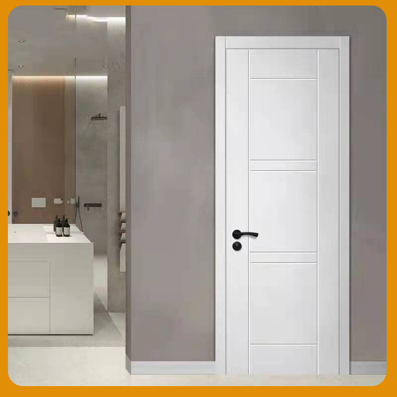 Customized wooden doors, solid wood composite paint-free and lacquered doors, modern and simple bedroom, kitchen, indoor ecological home use Specification image