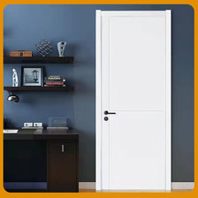定制木门 实木复合免漆烤漆门 现代简约卧室厨房室内生态家用