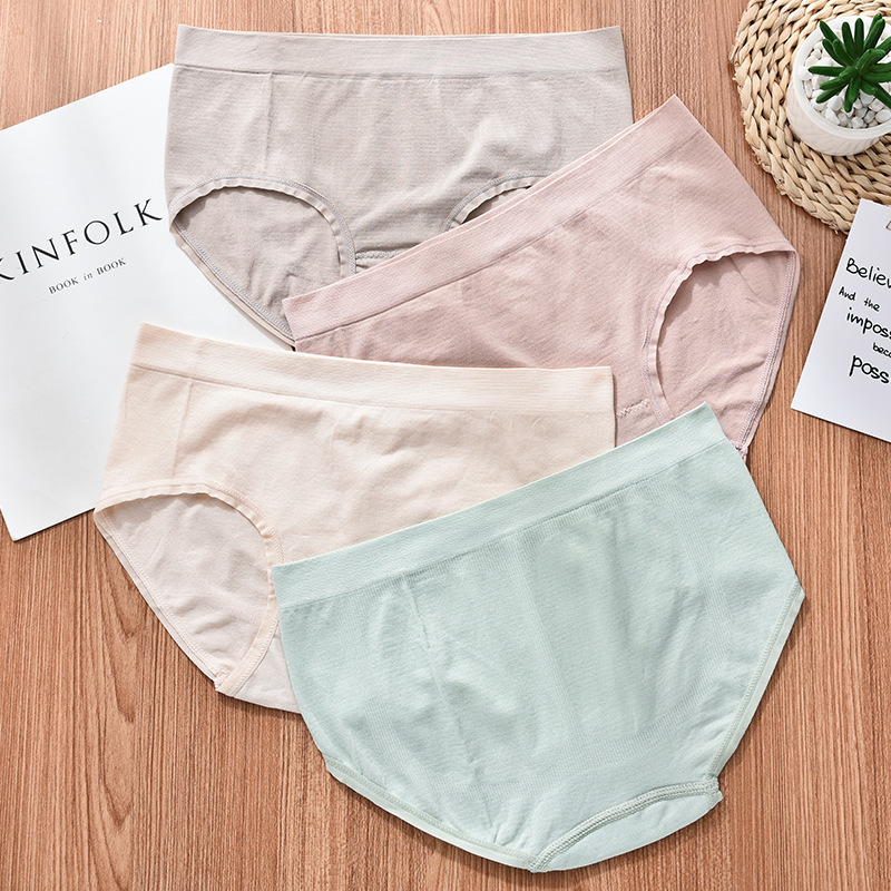 Silver box Graphene 1.0 underwear honeycomb moisture-wicking bottom frame women's underwear breathable triangular waistband 4-piece box set bestseller details Picture