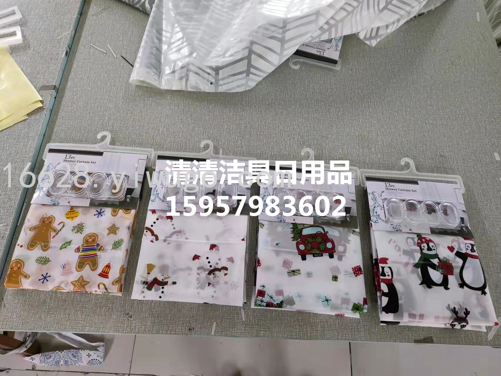 Shower Curtain Christmas Shower Curtain,Christmas Price Please Inquire Specification drawing