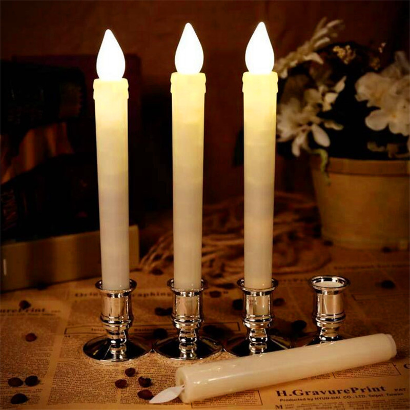 LED long pole candle, Christmas simulation tearful electronic candle lamp, long candle lamp, furniture, wedding decoration, night light Specification image