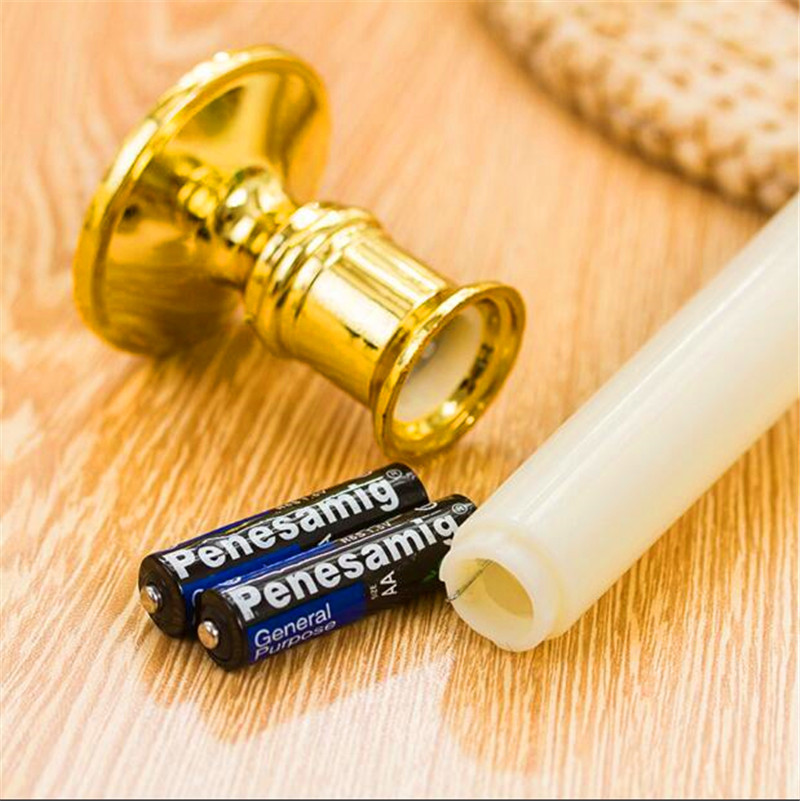 LED long pole candle, Christmas simulation tearful electronic candle lamp, long candle lamp, furniture, wedding decoration, night light Item Picture