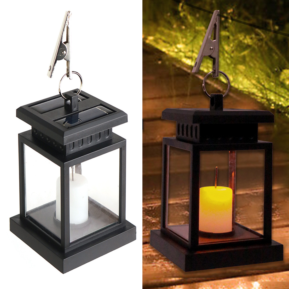 Solar-powered outdoor garden lamps, wind lamps, rainproof palace lamps Application Scenario