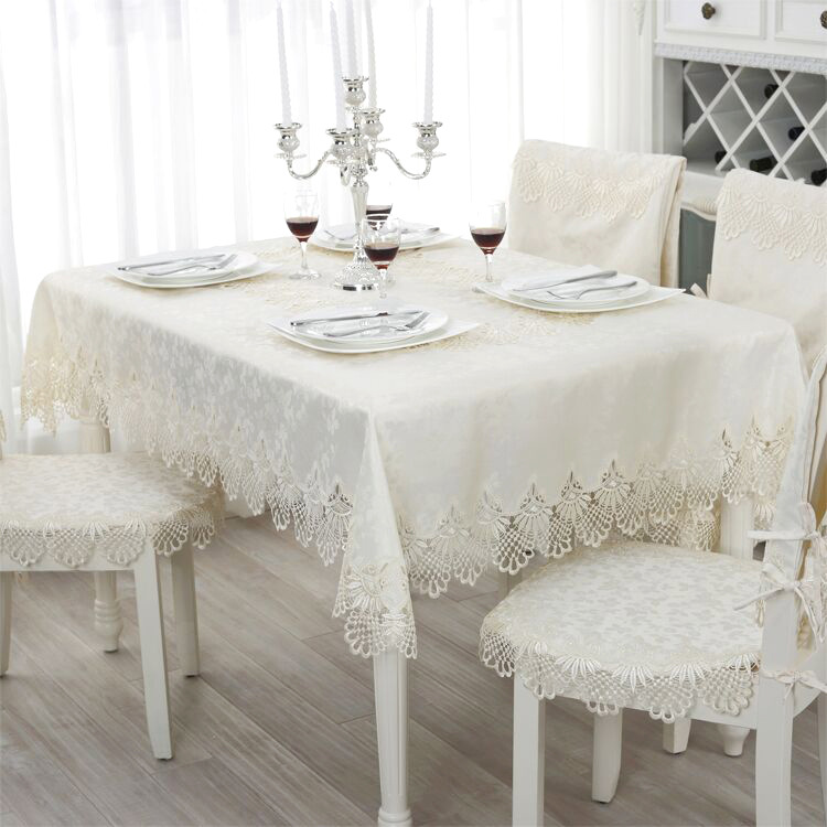 欧式茶几桌布罩套盖巾现代简约蕾丝盖布美式电视柜客厅餐桌布批发