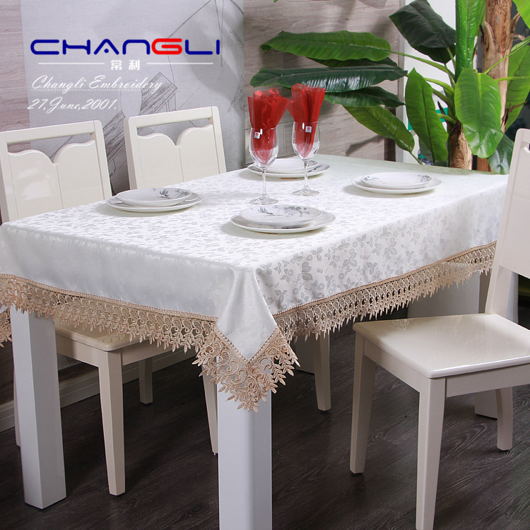 餐桌布艺/台布/桌布实物图