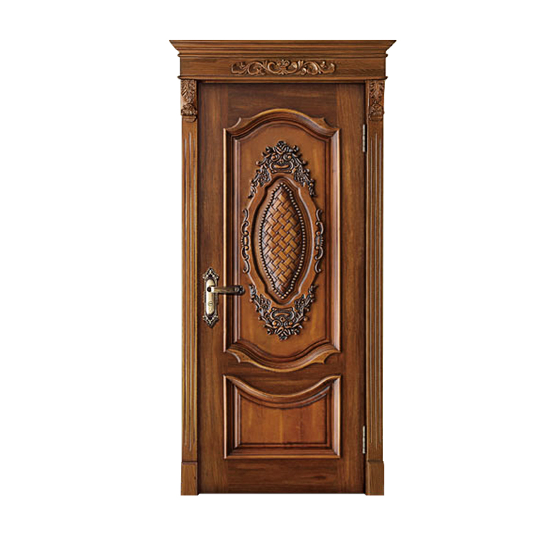 Factory direct sales of European-style carved solid wood doors, interior doors, solid wood doors, bedroom doors, room doors, lacquered doors, and luxury wooden doors Item Picture