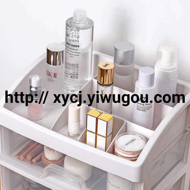 Cosmetics storage box, desktop organization, shelf, dust-proof drawer, lipstick, skin care mask, brush, dressing table, Internet celebrity Application Scenario