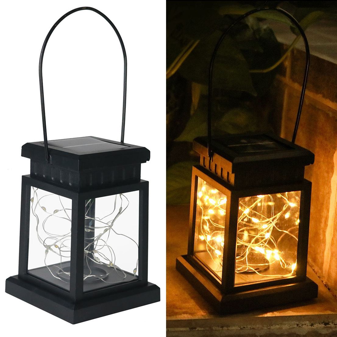 Solar-powered outdoor garden lamps, wind lamps, rainproof palace lamps Specification image