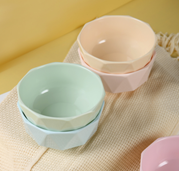 5" diamond Chinese food bowl