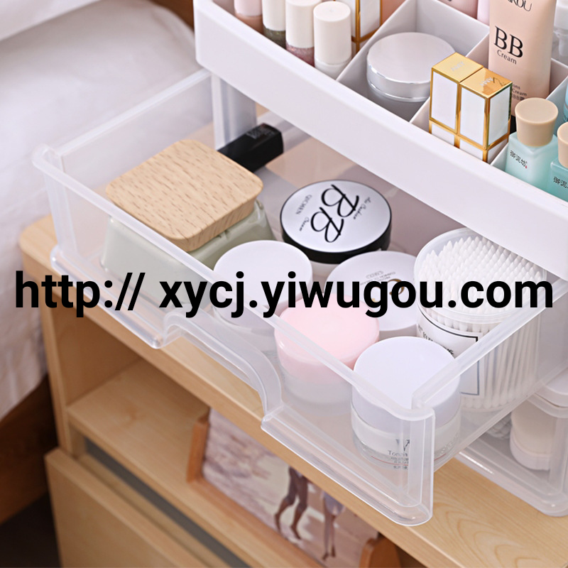 Cosmetics storage box, desktop organization, shelf, dust-proof drawer, lipstick, skin care mask, brush, dressing table, Internet celebrity Specification image