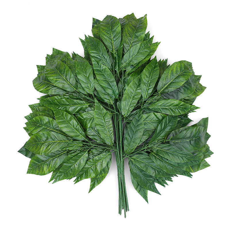 Artificial flowers, artificial lawns, artificial trees, artificial flowers, artificial lawns, artificial trees, artificial leaves, banyan leaves, green leaves, plastic artificial flowers, banyan branches, green plant leaves, artificial branches, popular landscape decoration artificial flowers, artificial lawns, artificial trees Item Picture