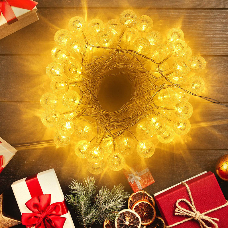 LED crystal ball light string bubble ball Specification image