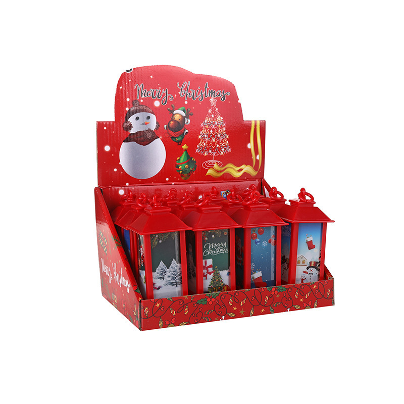 Christmas flames, wind lanterns, Santa Claus Item Picture