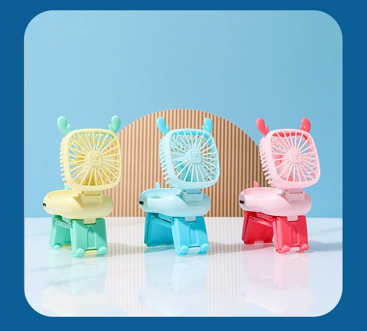 2022 Summer New Children's cartoon handheld fan watch fan usb portable handheld wristband small fan Item Picture