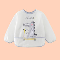 Full body waterproof overalls baby reverse dress overalls children reverse dress overalls baby eating clothes painting overalls