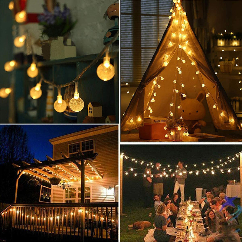 LED crystal ball light string bubble ball Application Scenario