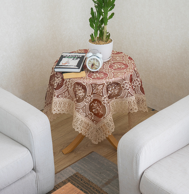 餐桌布艺/台布/桌布实物图