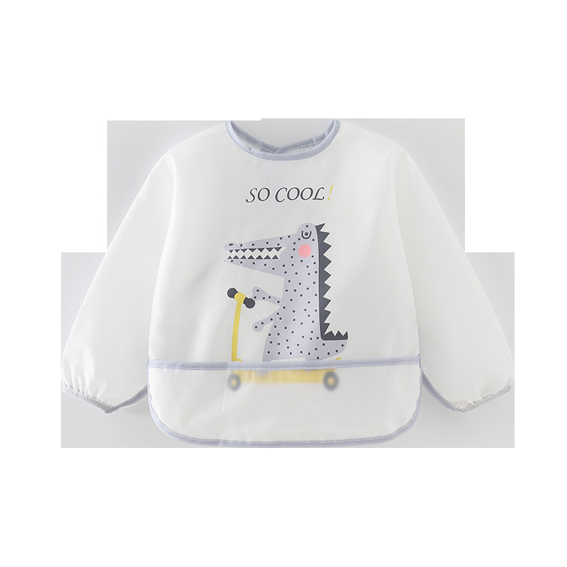 Full-body waterproof coverings, baby reversible coverings, children reversible coverings, infant and toddler eating clothes, drawing coverings Item Picture