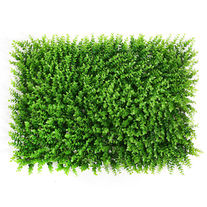 仿真草坪仿真植物墙草坪普通加密尤加利塑料人造绿植假草皮详情图1