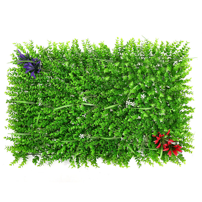仿真草坪仿真植物墙草坪普通加密尤加利塑料人造绿植假草皮详情图2