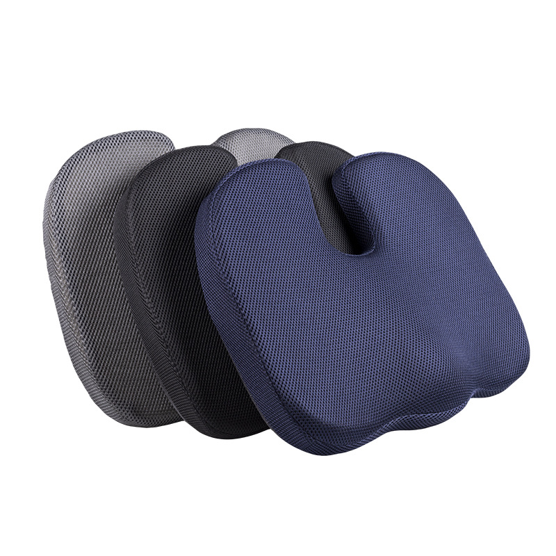Summer breathable air fiber memory foam seat cushion, office chair cushion, floor cushion, buttock cushion, hemorrhoid cushion Specification image