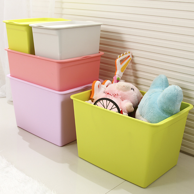 W15-2015 Kitchen covered plastic storage Large Sundries Multi-color storage Box Children's storage and organization Box manufacturer Application Scenario