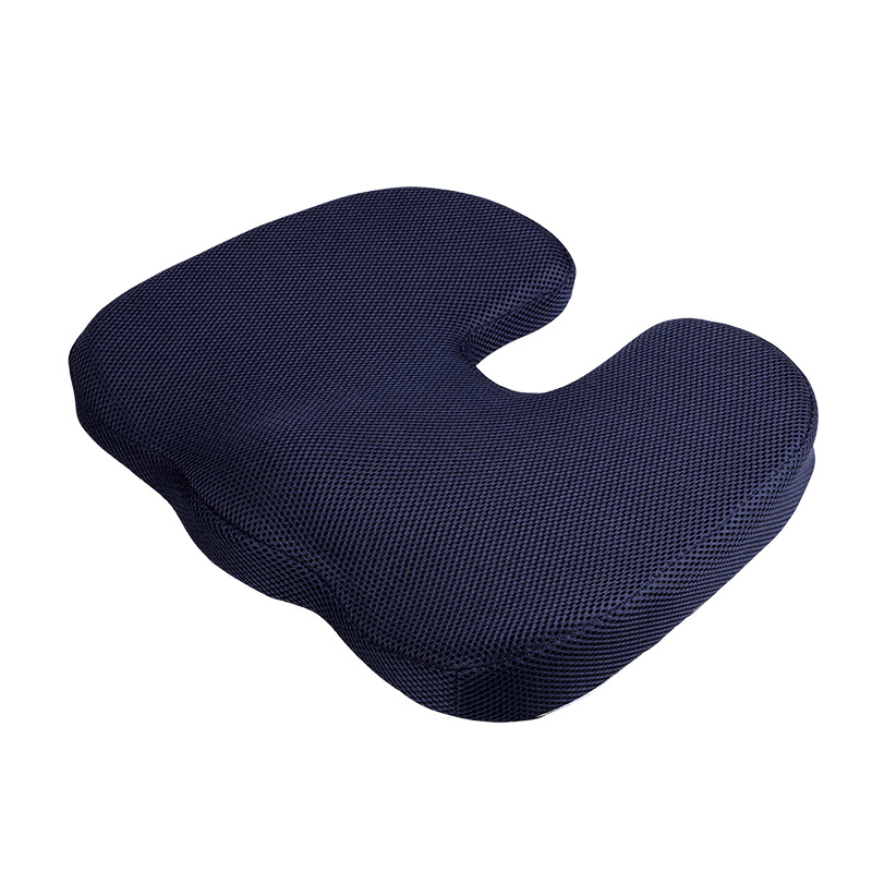 Summer breathable air fiber memory foam seat cushion, office chair cushion, floor cushion, buttock cushion, hemorrhoid cushion Item Picture