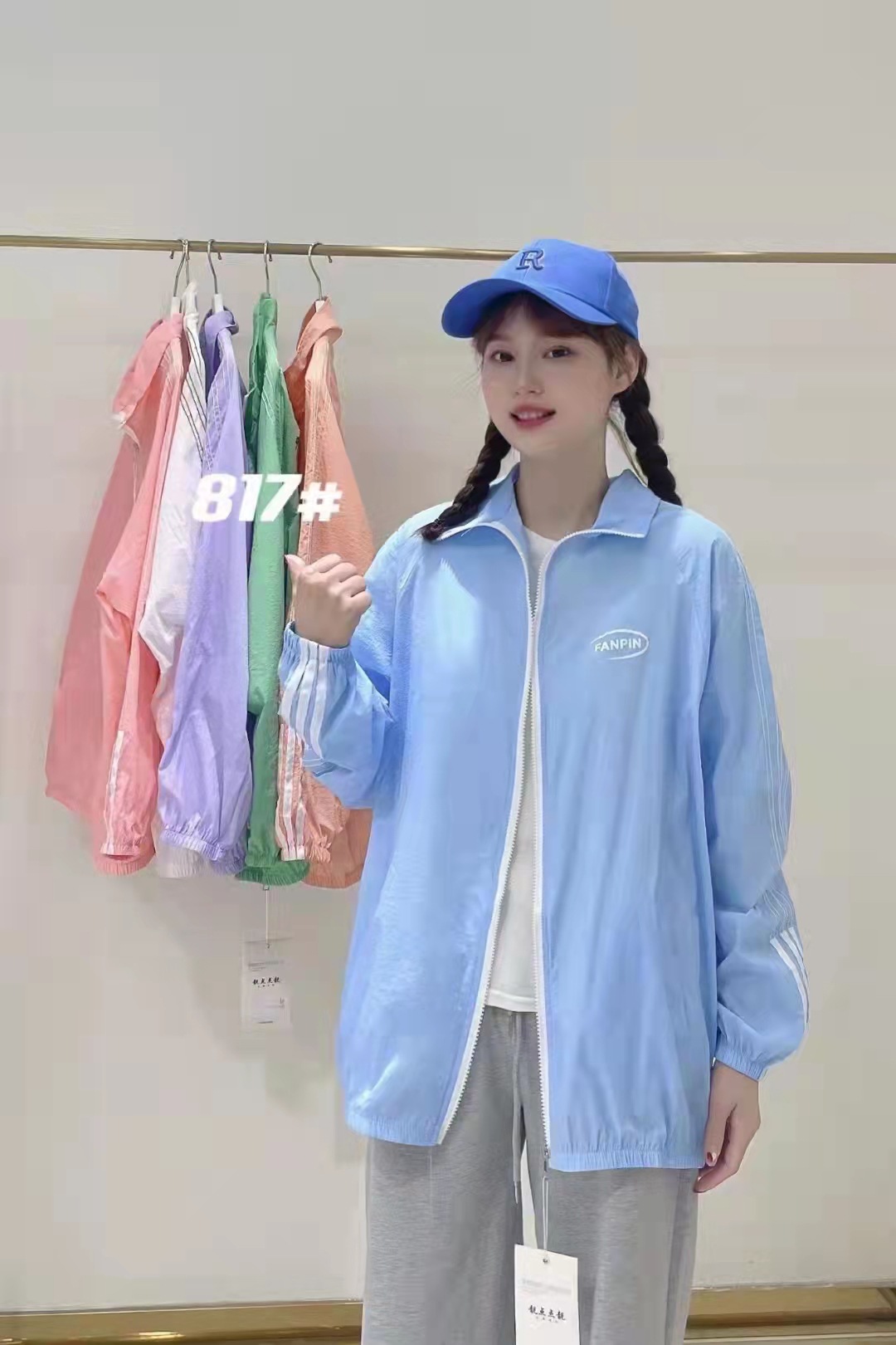 Student sun-protective clothing for girls 2022 new large-sized top, summer sun-resistant thin loose sun-protective jacket for girls Application Scenario