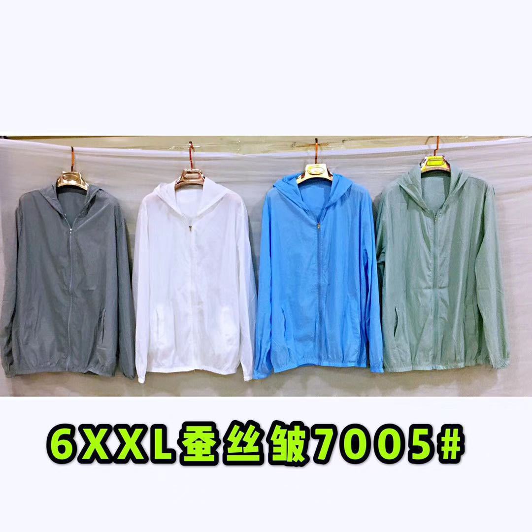 6XL plus-size sun-protective jacket, thin coat, men's Korean style trendy student plus-size jacket, outdoor top Application Scenario