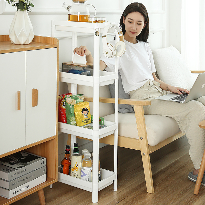 W15-2392 Plastic organizer Portable can be assembled to carry square shelving toy clutter organizer