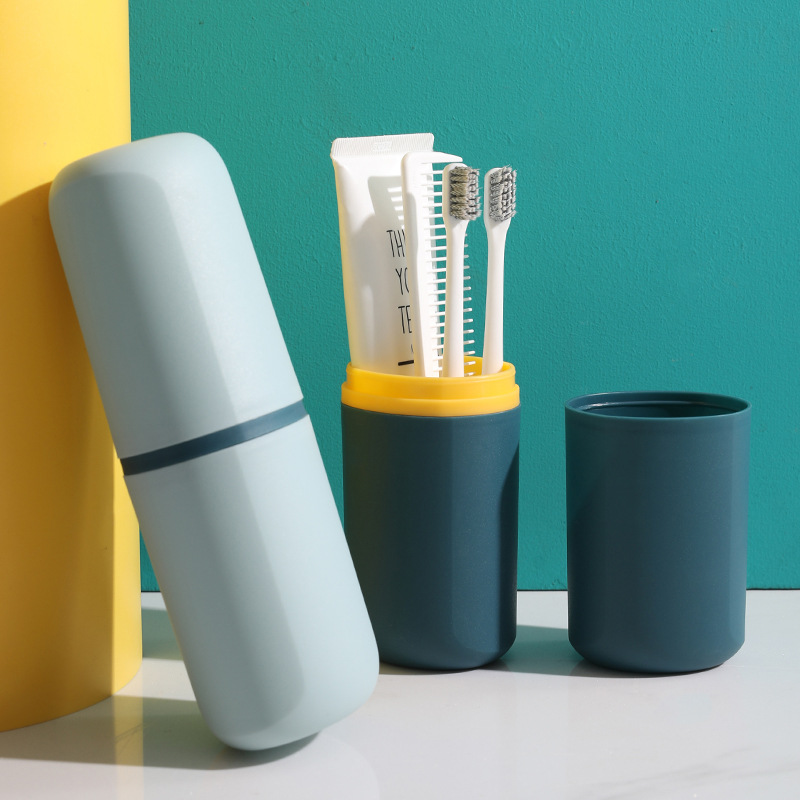 Y176-800 Simple home travel toiletry Cup, Tooth bucket, toothbrush, toothpaste storage box, dental kit box portable set